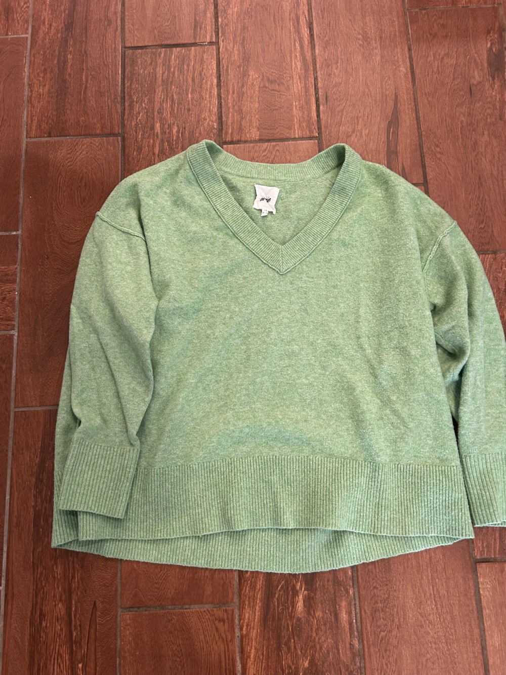 Aerie size L light green soft oversized sweater